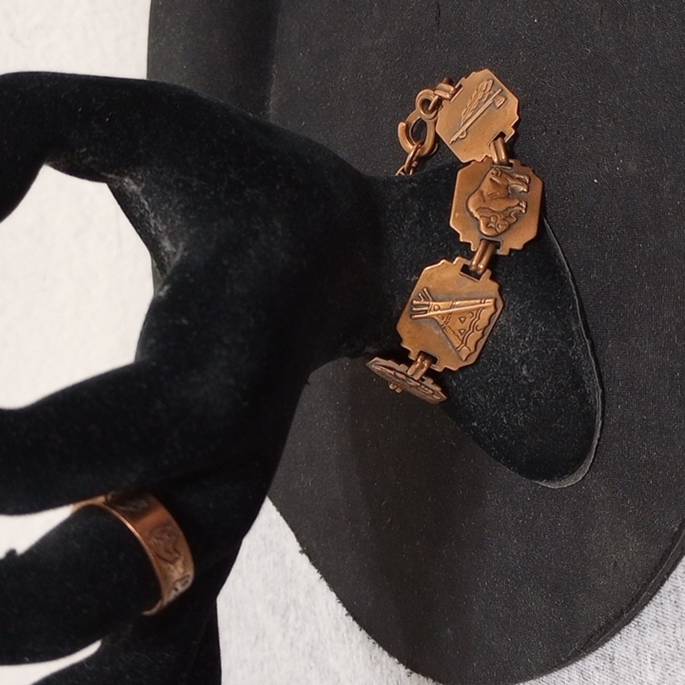 Copper Native American Style Bracelet